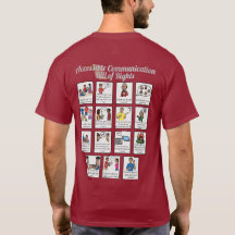 Accessible Communication Bill of Rights T-Shirt