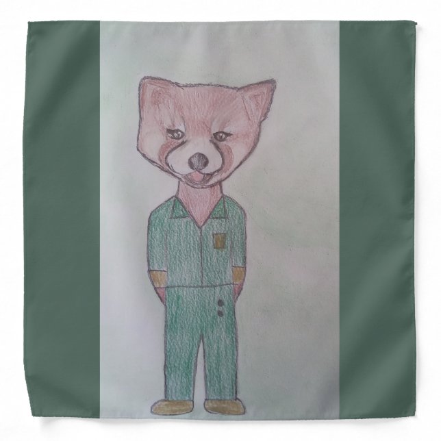 Accessoires Schal Bandana Tuch Tiere (Front)