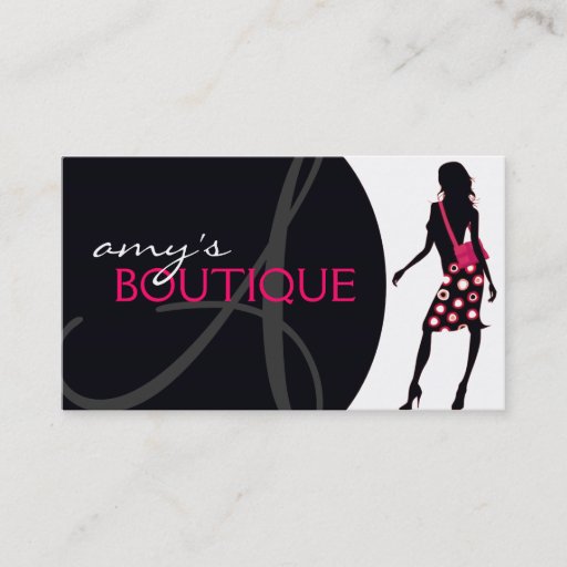 Customizable Accessorie Boutique Business Card