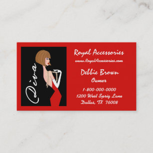 Accessories and Fashion / DIVA Business Cards