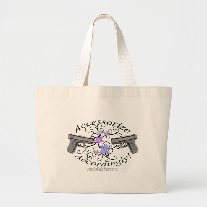 Accessorize accordingly tote canvas bags