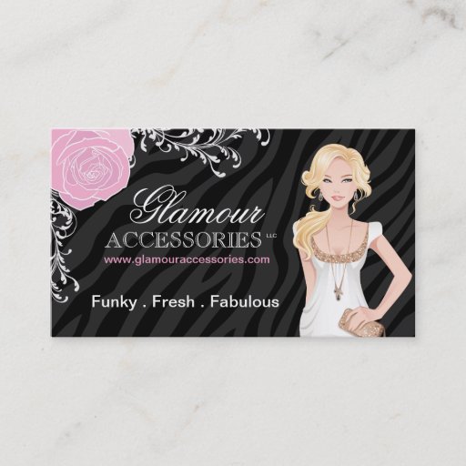 Customizable Accessory Designer Business Cards