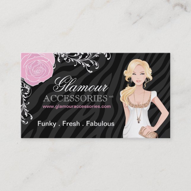 Accessory Designer Business Cards (Front)
