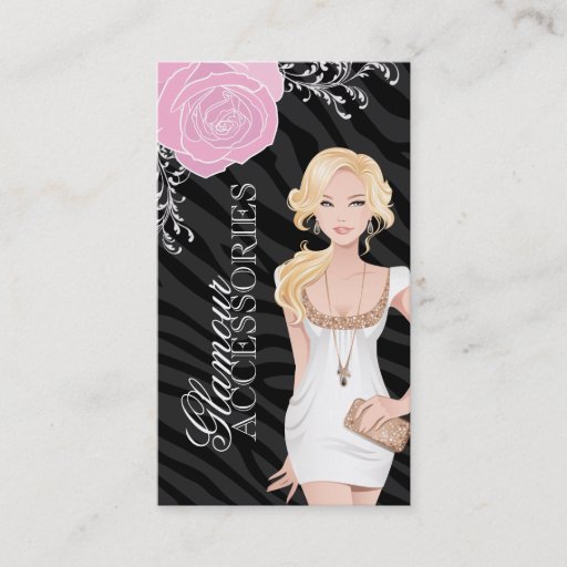 Customizable Accessory Designer Business Cards