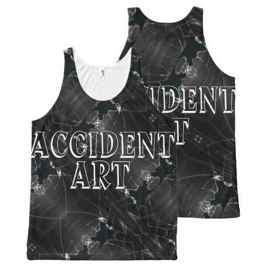 Accident Art Logo on Tank Shirt (Front and Back)