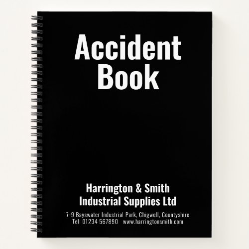 Accident Book for Businesses