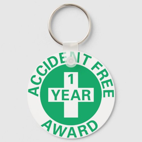 Accident Free Award Keychain