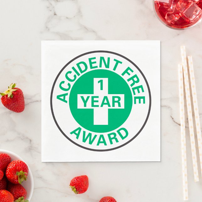 Accident Free Award Napkins (Creator Uploaded)