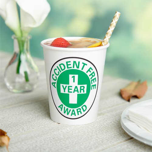 Accident Free Award Paper Cups