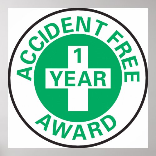 Accident Free Award Poster