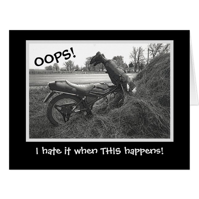 "ACCIDENT HUMOR FROM GROUP" OVERSIZE/CUSTOMIZABLE CARDS (Front Horizontal)