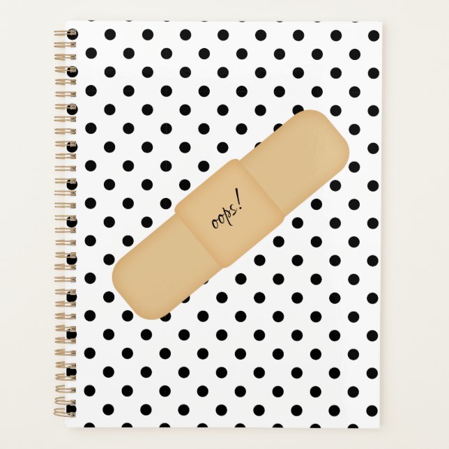 Accident Prone Planner Band Aid (Front)