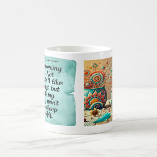 Accidental Morning Person Boho Floral Classic  Mug