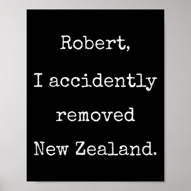 Accidently Removed Nz - Funny Marcus Vr Chat Humor Poster (Front)