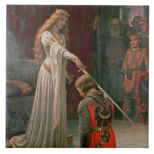 Accolade (by Edmond Blair Leighton) Ceramic Tile