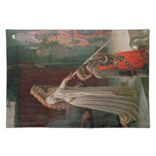 Accolade (by Edmond Blair Leighton) Cloth Placemat