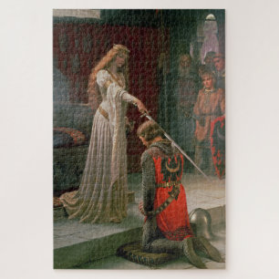 Accolade (by Edmond Blair Leighton) Jigsaw Puzzle