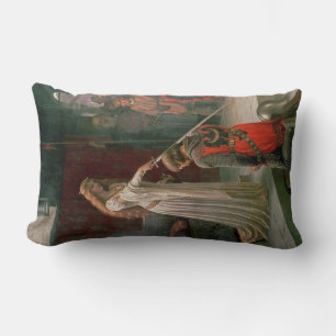Accolade (by Edmond Blair Leighton) Lumbar Pillow