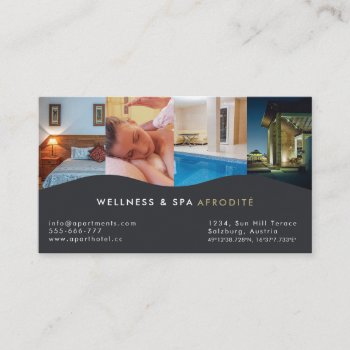 Accommodation  Hotel & Resort Business Card by WinMaster at Zazzle