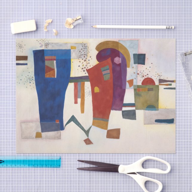 Accompanied Contrast, Kandinsky  Tissue Paper (Craft)