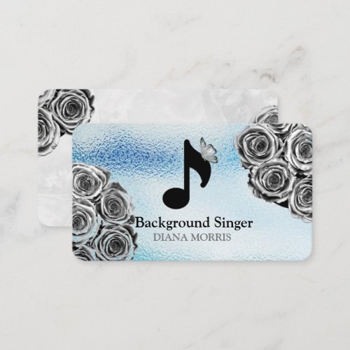 Accompanist Band Director Background Singer Business Card