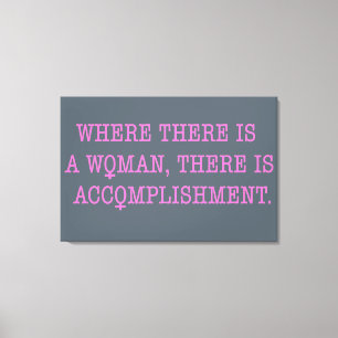 Accomplish Canvas Print