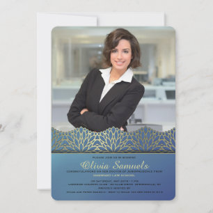 Accomplished Graduation Photo Invitation