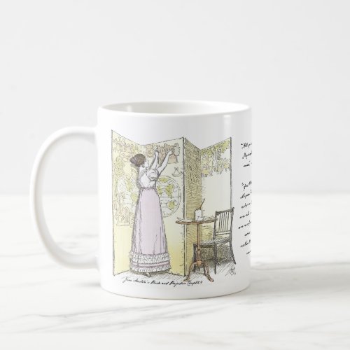 Accomplished Ladies Jane Austen Pride  Prejudice Coffee Mug