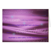 accomplishment card (Front Horizontal)