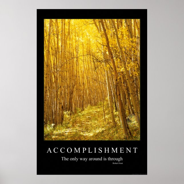 Accomplishment Poster (Front)
