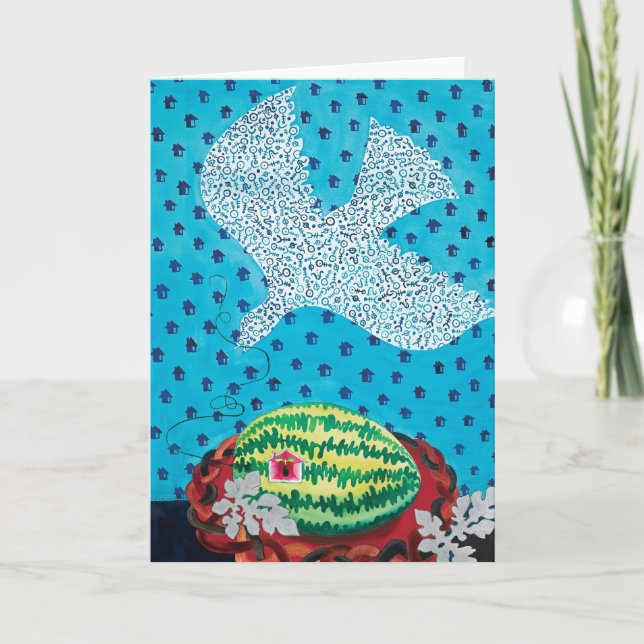 Accord Greeting Card by Catharine Kim Woodin (Front)