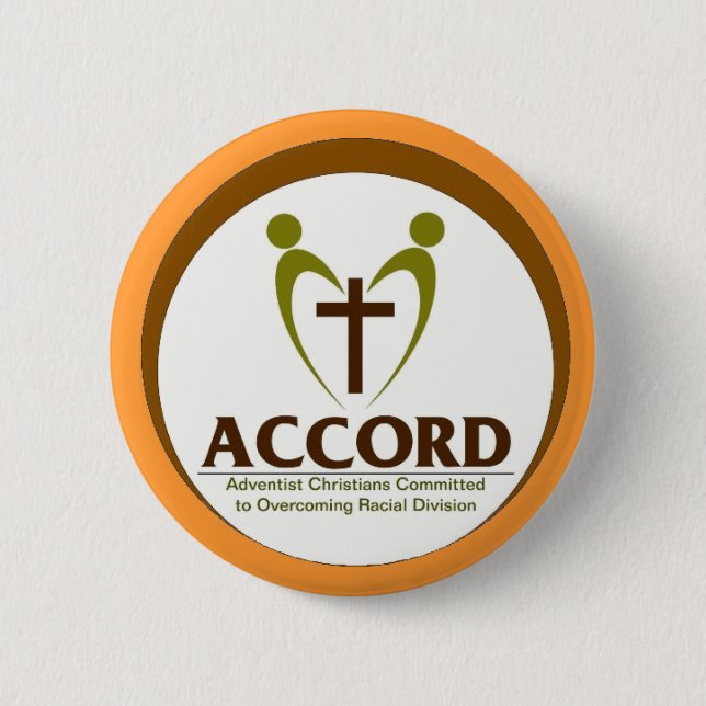 Accord Logo with tan background Pinback Button (Front)
