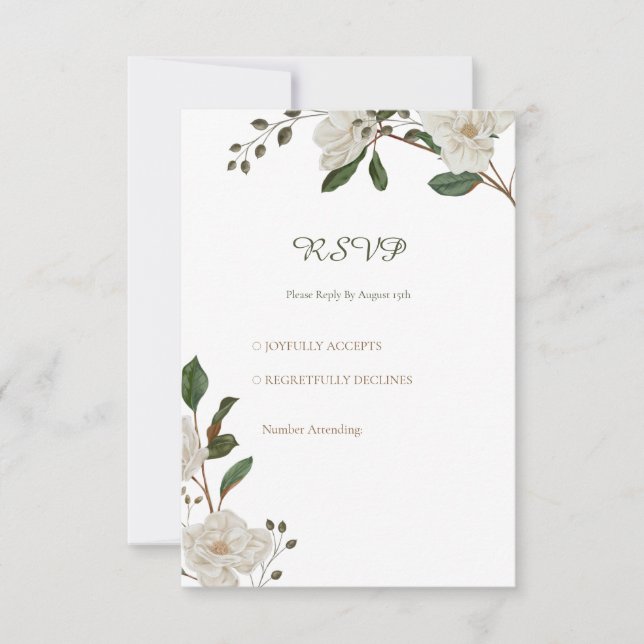 Accord of pastel colors wedding RSVP Cards (Front)