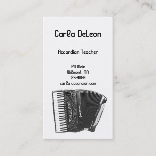 Accordian Business Card