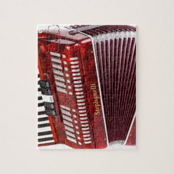 Accordian Musical Instrument Jigsaw Puzzle by Bubbleprint at Zazzle