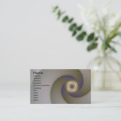 Accordion 4 business card (Standing Front)
