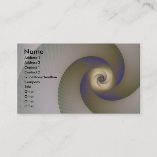 Customizable Accordion 4 business card