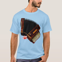 Accordion and Plumeria - Musical Instrument 