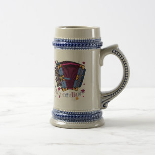 Accordion Beer Stein