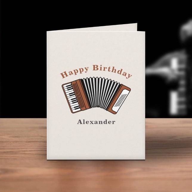 Accordion Birthday Card (Accordion Birthday Card)