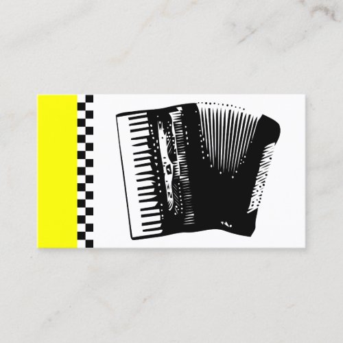 accordion business card