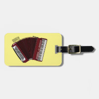 Accordion cartoon illustration