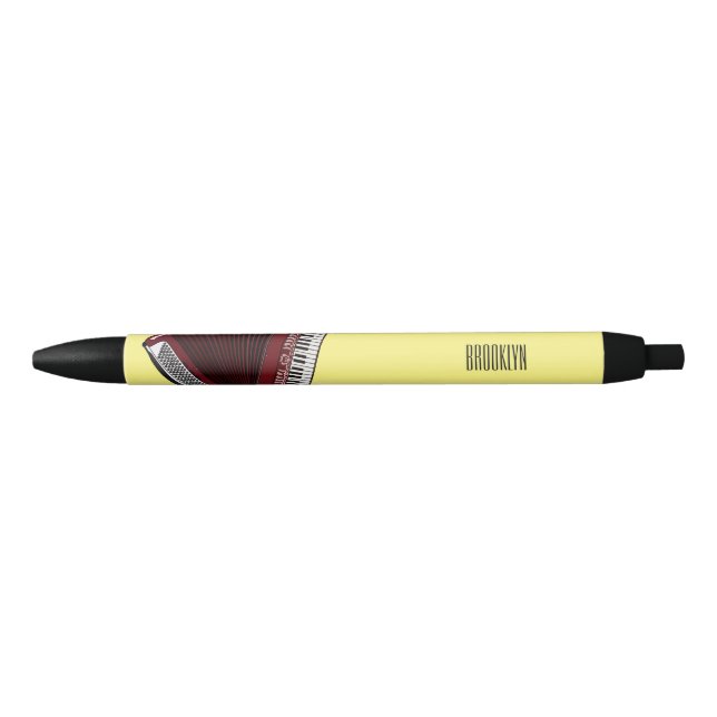 Accordion cartoon illustration pen (Front)