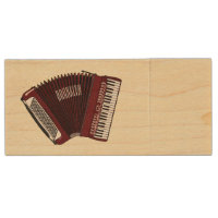 Accordion cartoon illustration