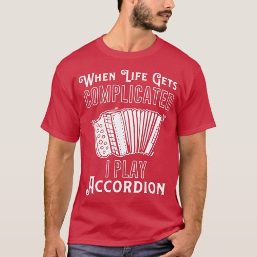 Accordion Concertina Melodeon Piano Accordion Gift T_Shirt