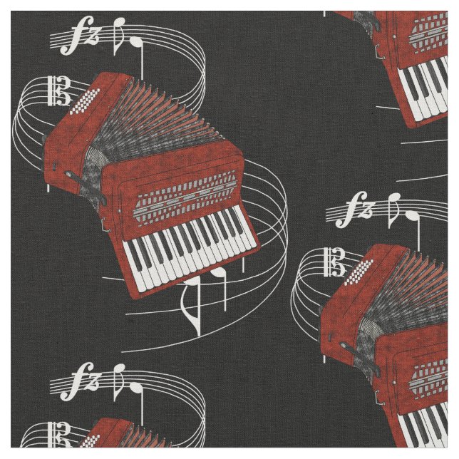 Accordion Fabric - Dark (Close Up)