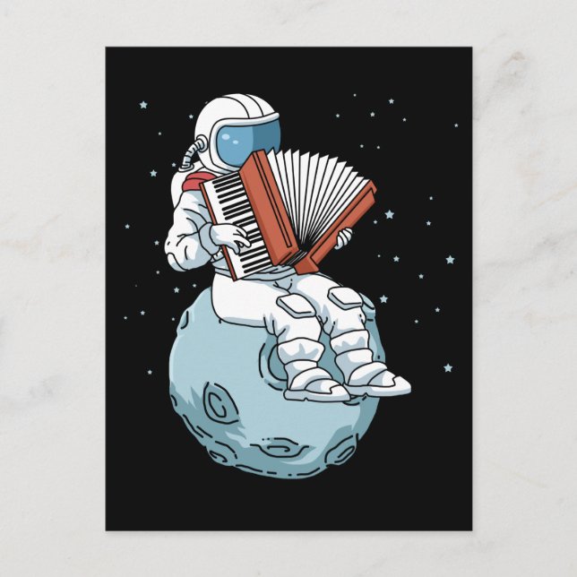 Accordion Gift Men Accordion Music Gift Accordion Postcard (Front)