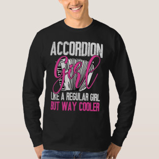 Accordion Girl Vacation for Accordions T-Shirt