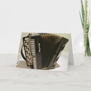 Accordion greeting card