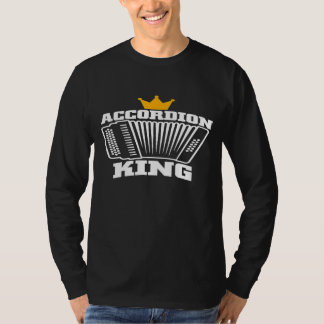 Accordion King Accordion Player Graphic T-Shirt